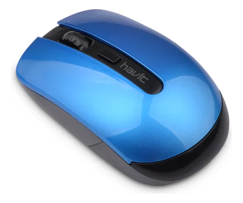 MOUSE INALAMBRICO ALCANCE 8 M COLOR NEGRO/AZUL