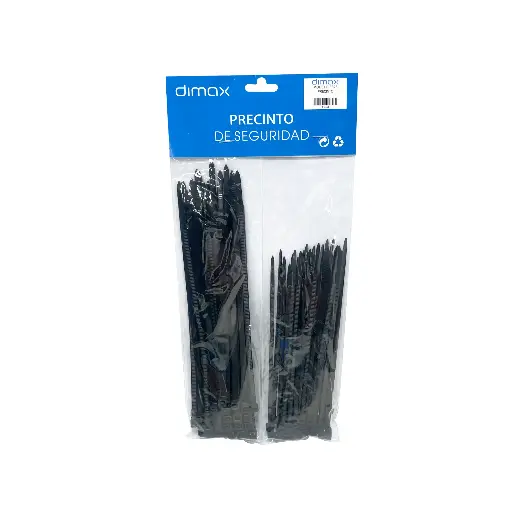 PRECINTOS PACK 15-20 CM (100 UNID) NEGRO