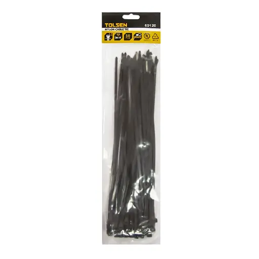 PRECINTOS 30 CM (100 UNID) NEGRO 